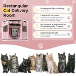 Portable Foldable Pet Playpen for Dogs and Cats