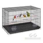Large Metal Bird Cage with Rolling Stand