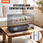 Large Metal Bird Cage with Rolling Stand