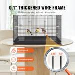 Large Metal Bird Cage with Rolling Stand