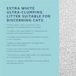 Amazon Extra White Ultra Clumping Cat Litter 10L