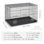 Large Metal Bird Cage with Rolling Stand