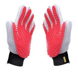 Pet Grooming Gloves for Cats and Dogs