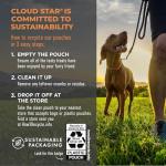 Cloud Star Tricky Trainers Peanut Butter Dog Treats