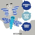 Rosewood Butterfly and Dragonfly Catnip Toy Set