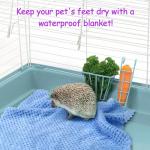 10 Pcs Soft Fleece Blanket for Small Pets