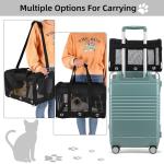 Portable Soft-Sided Pet Carrier Bag - Black