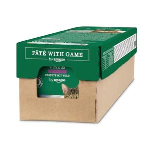 Amazon Wet Cat Food Paté with Game, 16-Pack