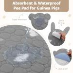 Washable Guinea Pig Cage Liners - 2 Pack