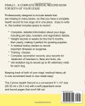 Dog Health Record Book for 2 Dogs