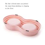 Double Dog Bowls with Non-Slip Base and Scoop