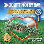 Premium Timothy Hay for Small Pets, 12 LB