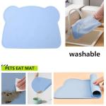 Silicone Non-Slip Pet Feeding Mat for Cats and Dogs