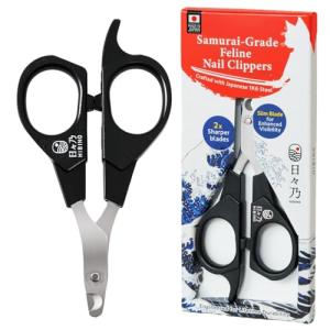 Samurai-Grade Cat Nail Clippers with Ergonomic Grip
