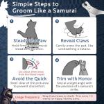 Samurai-Grade Cat Nail Clippers with Ergonomic Grip