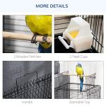 PawHut Parrot Cage with Open Top and Stand