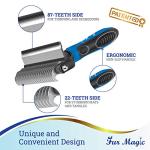 2-in-1 Deshedding Grooming Brush for Pets