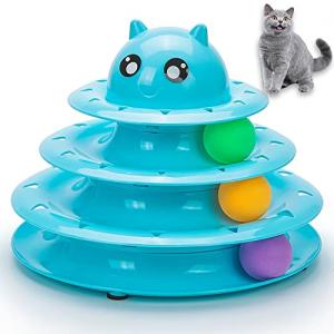 Vealind Interactive Cat Teaser Ball Toy