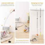 2-Pack Interactive Cat Toys with Suction Cups
