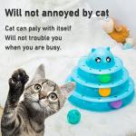 Vealind Interactive Cat Teaser Ball Toy