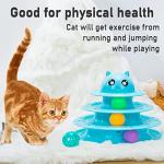 Vealind Interactive Cat Teaser Ball Toy