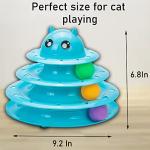 Vealind Interactive Cat Teaser Ball Toy