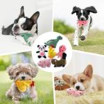 Squeaky Plush Dog Toy Pack for Puppies