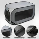 Foldable Dog Travel Crate with Storage Bag