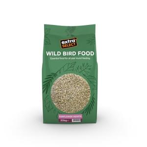Sunflower Hearts Bird Food, Husk-Free 20kg