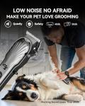 Cordless Dog Clippers with LED Display and Nail Kit