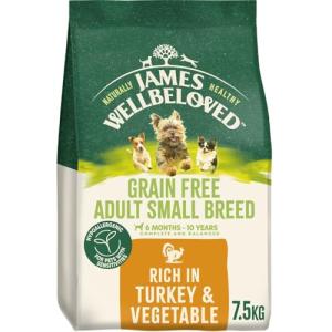 James Wellbeloved Grain-Free Turkey Dog Food 7.5kg