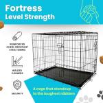 Heavy-Duty Folding Dog Crate for Small Dogs