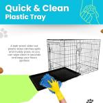 Heavy-Duty Folding Dog Crate for Small Dogs
