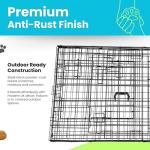 Heavy-Duty Folding Dog Crate for Small Dogs