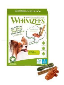 Whimzees Small Variety Box - 56 All-Natural Chews