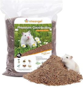 Niteangel Natural Coco Bedding for Small Pets