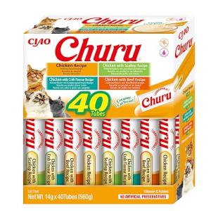 INABA Churu Chicken Cat Treats Variety Box
