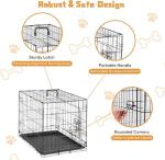 Large Dog Crate with 2 Doors and Tray