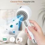 Double-Sided Cat Grooming Brush with Release Button