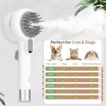 Double-Sided Cat Grooming Brush with Release Button