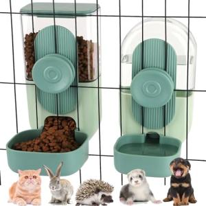 Automatic Pet Food and Water Dispenser Set