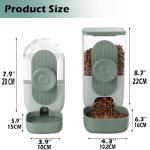 Automatic Pet Food and Water Dispenser Set