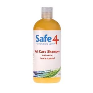 Safe4 Vet Care Peach Shampoo for Healthy Coats