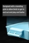 Hanging Leakproof Bird Bath Tub for Cages