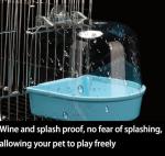 Hanging Leakproof Bird Bath Tub for Cages