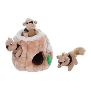 Outward Hound Plush Dog Toy Puzzle - Squirrel