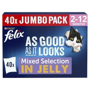 Felix Mixed Jelly Wet Cat Food for Kittens