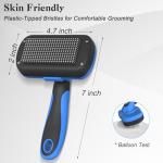 Self-Cleaning Slicker Brush for Dogs and Cats