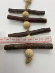 Wooden Hanging Chew Toy for Small Pets
