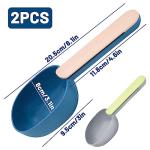 2 Pack Pet Food Scoop with Clip